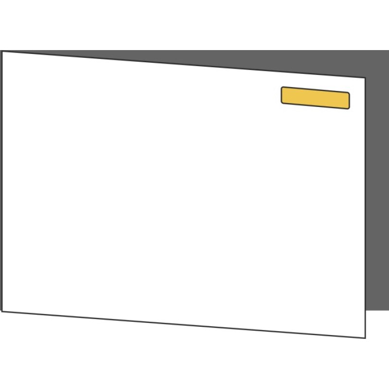 Tür 60x40 links, für Unterschränke oder Hochschränke (Griff Oben), ONE GOLD