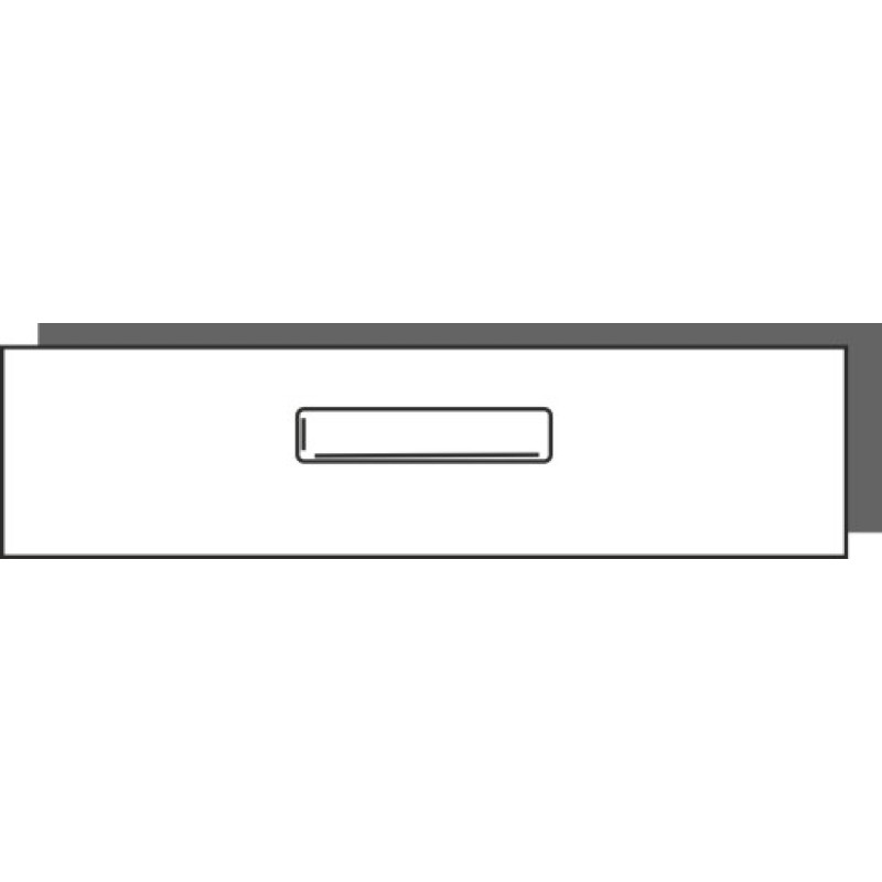 Schubladenfront 40x10 , für Schublade "Nieder", ONE MONO