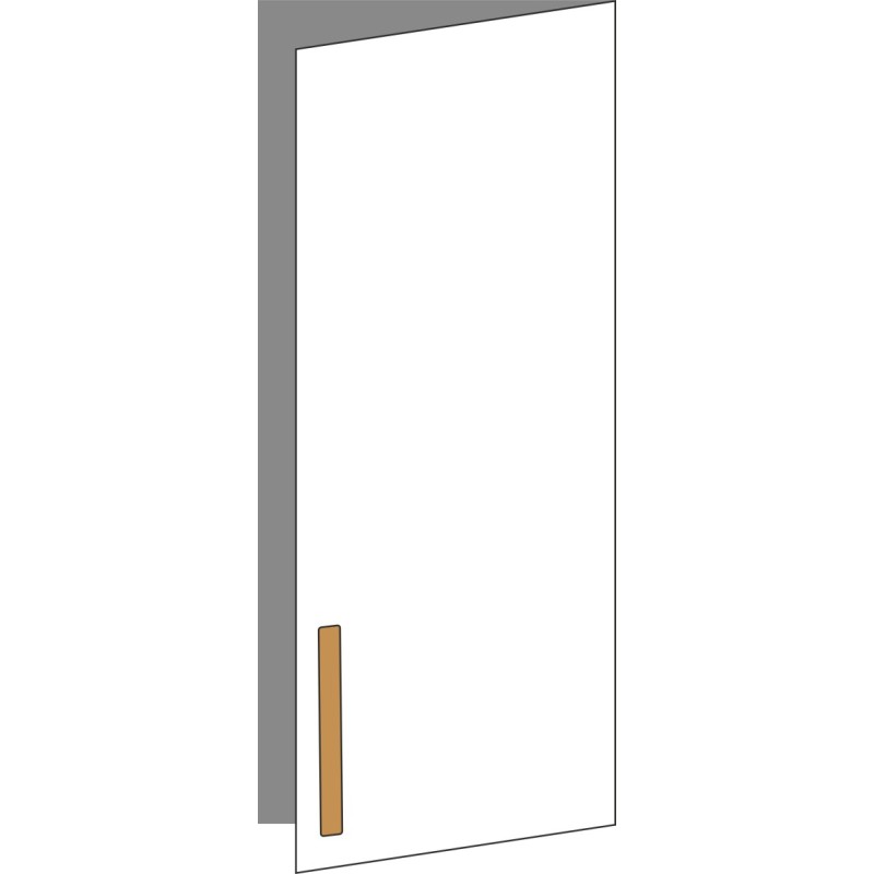 Tür 38x100 rechts, ONE_LINE OAK