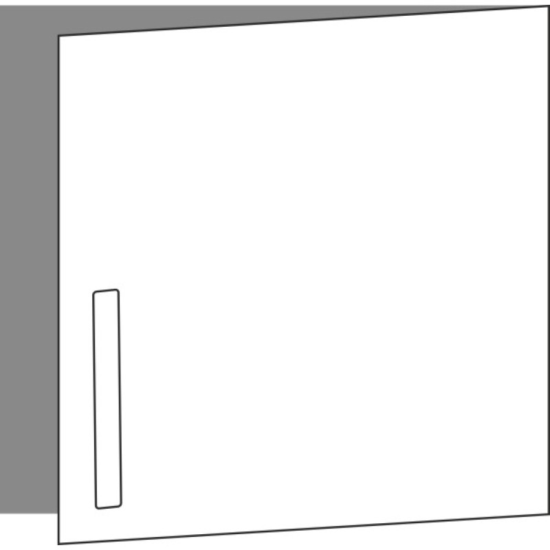 Tür 50x50 rechts, ONE_LINE MONO