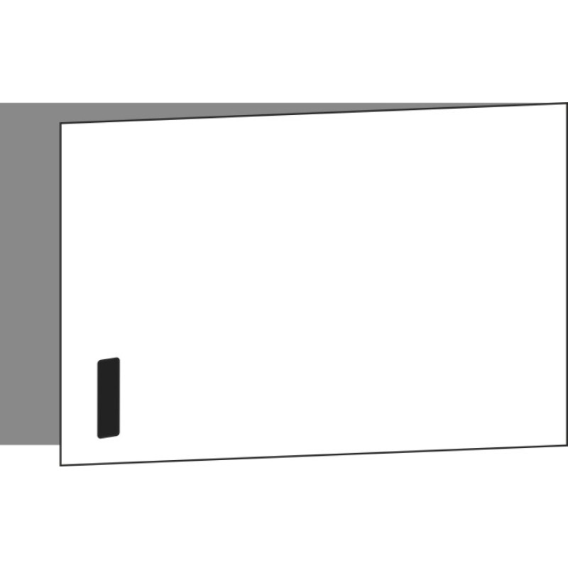 Tür 60x40 rechts, Griff Unten, ONE NERO INGO