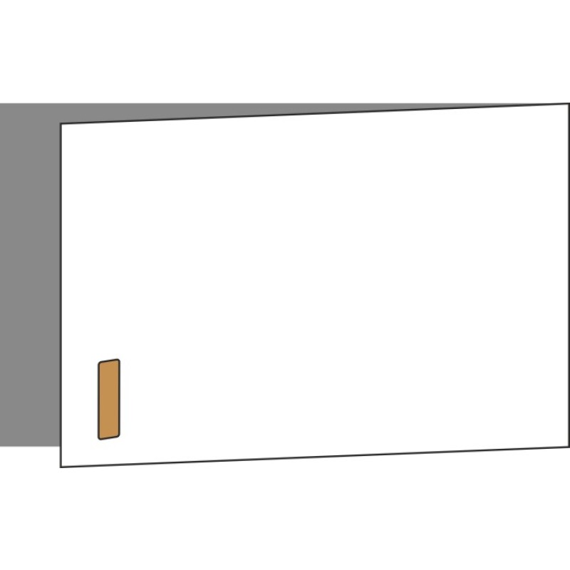 Tür 60x40 rechts, Griff Unten, ONE OAK