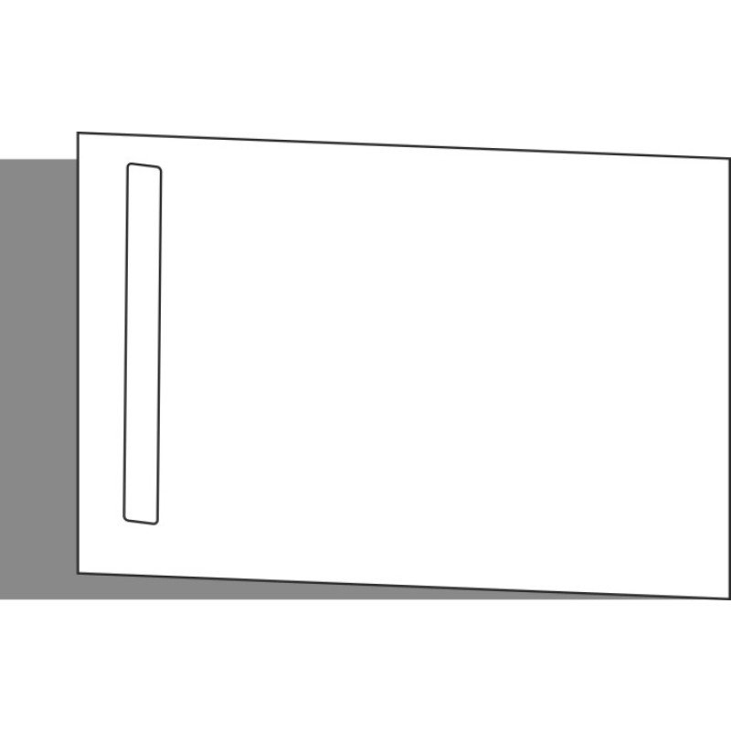 Tür 60x40 rechts, Griff Oben, ONE_LINE MONO